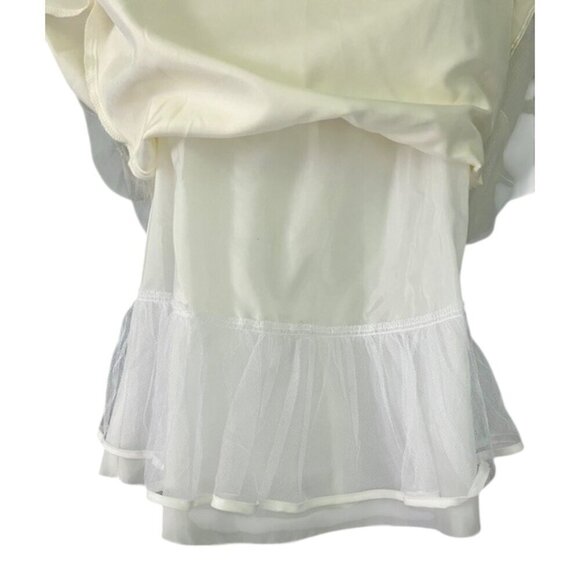 Jona Michelle Girls Special Occasion Dress Ivory Golden Sequin Floral Sz 7 NWOT - Picture 8 of 12